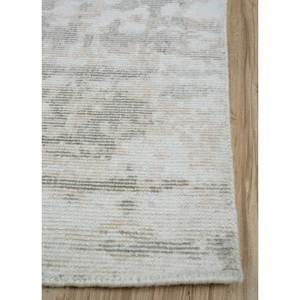 Alfombras de Lana y Viscosa Tejidas a Mano, Color Marfil Clásico, 10mm, Rectangulares, para Sala de Estar, Pasillo, para Adolescentes - PHWV-92 - Product Image 4