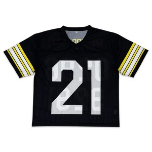 Streetwear personnalisé maillot de football américain haute qualité sublimation maille boxy recadrée maillot de rugby maillot de football respirant - Product Image 1