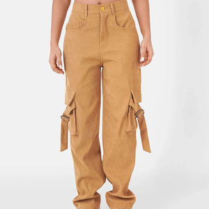 Pantalones Deportivos Estilo Cargo para Mujer, Poliéster/Algodón, Invierno, Ligeros, Secado Rápido, Impresión de Logotipo Personalizado, Servicio OEM - Product Image 2