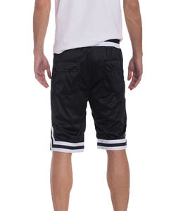 Short de fitness athlétique de haute qualité pour hommes avec tissu en maille Poche d'entraînement de gymnastique personnalisée motif solide pour le basket-ball - Product Image 2
