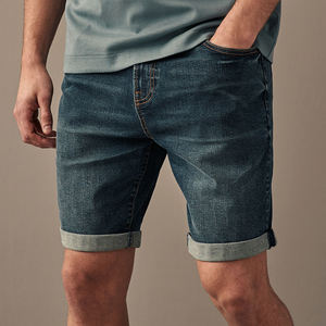 กางเกงขาสั้นผ้าเดนิมผ้าฝ้ายออกแบบได้ตามต้องการของผู้ชายสำหรับ2024เสื้อผ้าแนวสตรีทไซส์ XS สไตล์ลำลองตกแต่งแบบมีซิปป้องกันการยับง่าย - Product Image 2