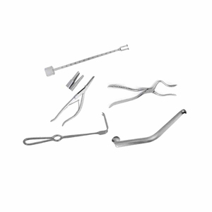 Ortopedi 1.4mm ketebalan Maxillofacial instrumen operasi Mini lurus jembatan pengunci pelat tengkorak - Product Image 3