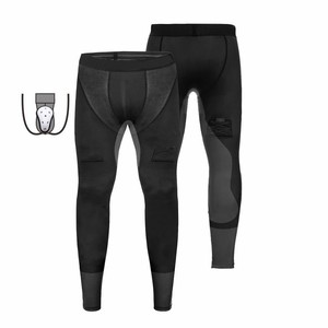 กางเกงฮ๊อกกี้น้ำแข็งสำหรับผู้ชายกางเกงโพลีเอสเตอร์แห้งเร็วระบายอากาศได้ดีทำจากวัสดุ100% แบบใหม่ที่กำหนดเองได้ - Product Image 2