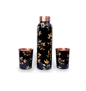 Botella de agua de cobre de diseño simple Botella de agua impresa esmaltada más vendida para oficina y escuelas - Product Image 5