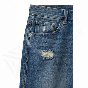 Pantalones Vaqueros de Mezclilla para Hombre 2025, Pantalones Ajustados, Vaqueros Ajustados para Hombre, Venta al por Mayor de Fábrica, Transpirables, Rectos, Servicio OEM - Product Image 5
