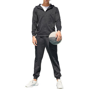 Logo personnalisé Vente en gros Survêtement en polaire Hommes Jogger Survêtement Grande Taille Automne Survêtement à fermeture éclair - Product Image 2