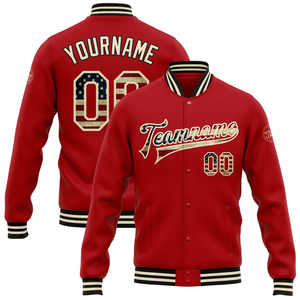 Vestes universitaires d'hiver de haute qualité Streetwear personnalisé College Varsity Jacket pour homme Baseball Bomber Letterman Varsity Jacket - Product Image 1