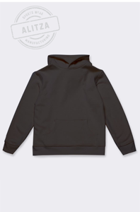 Sudadera de algodón 100% de 320 gramos para hombre, de alta calidad, con capucha forrada, para invierno, estampada, con patrón sólido. - Product Image 2