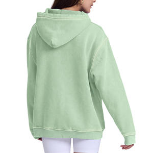 Elegante moda Vintage Retro lavado Look ácido lavado Sudadera con capucha nuevo diseño de calidad superior Streetwear gota hombro transpirable - Product Image 3