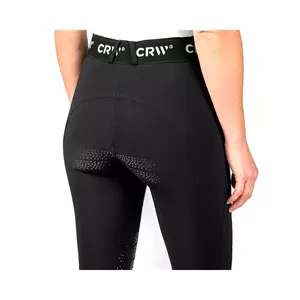 Culotte d'équitation avec logo personnalisé Vêtements équestres Jodhpurs Pantalon serré avec impression en silicone pour les produits du cheval - Product Image 1