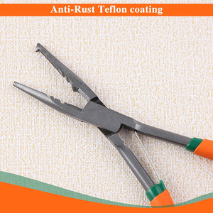 German Stainless Steel Multifunctional <b>Fishing</b> <b>Pliers</b> Straight With Custom Color PVC Grip Handle Fish <b>Plier</b> - Product Image 6