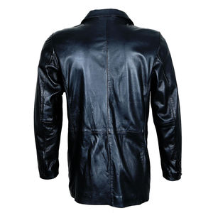 Chaqueta Bomber de Cuero Formal para Hombre, Mangas Completas, Ligera, Cálida para Invierno, 100% Algodón, Cierre de Cremallera, Ecológica, Doble Frente - Product Image 2