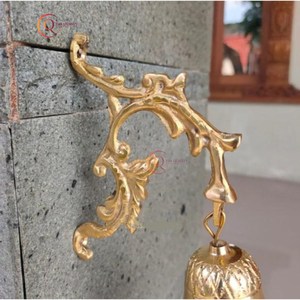 Campana colgante de puerta hecha a mano para CELEBRACIÓN DE Navidad de Metal de estilo Vintage personalizada, diseño creativo, decoración para el hogar, Hotel y exteriores - Product Image 2