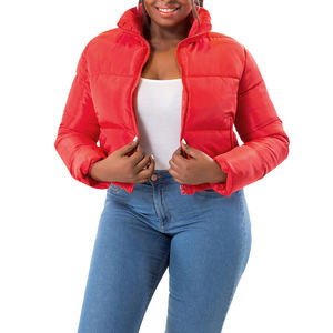 Chaqueta de burbujas de poliéster para mujer, chaqueta de calle con aspecto elegante, tendencia de moda Otoño Invierno 2025 - Product Image 1