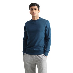 Venta al por mayor Ropa activa al aire libre para hombres Sudaderas de algodón y poliéster en color liso con estampado de invierno Ropa de invierno teñida Nueva llegada - Product Image 1