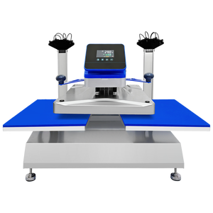 Pressa a Caldo Pneumatica Semi-Automatica a Doppia Stazione per Stampa su Magliette, Attrezzatura per Trasferimento Termico - Product Image 1