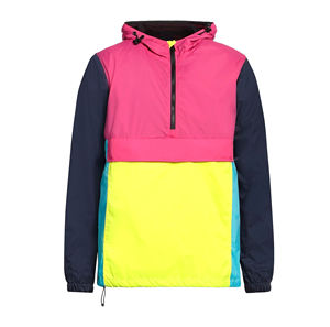 Chaqueta Deportiva Cortavientos de Nailon Arrugado de Alta Calidad, Impermeable, con Logotipo Bordado y Cremallera - Product Image 4