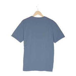 T-shirt à col rond en coton Pima bleu poussiéreux à manches courtes pour homme 100% coton Taille S - Product Image 2