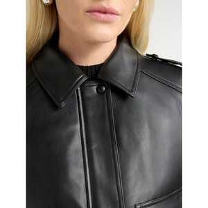 Design professionnel femmes vestes Veste En Cuir décontracté à manches longues dames vêtements d'extérieur en cuir véritable veste en cuir pour les femmes - Product Image 3