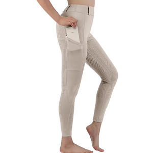 Última llegada bajo MOQ montar a caballo asiento completo transpirable Color personalizado montar a caballo ropa ecuestre mujeres Leggings - Product Image 4