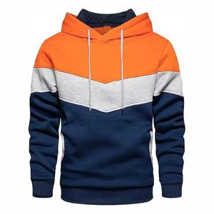 Sudaderas con capucha de lana de invierno transpirables de calidad superior para hombre Logotipo de colores personalizados con impresión digital de bolsillo-Alta calidad MOQ bajo por encargo - Product Image 3