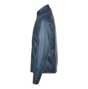Chaquetas de Motocicleta Negras Casuales Resistentes al Viento para Hombre, Chaquetas de Cuero Cálidas para Invierno - Product Image 5
