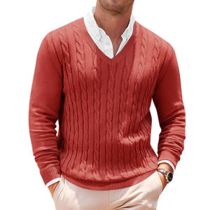 Suéter de punto para hombre con logotipo personalizado, venta directa de fábrica, precio razonable, ajuste cómodo, suéteres de punto para hombre - Product Image 1