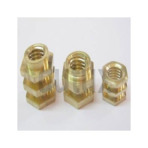 M3ทองเหลืองขัดเงาถั่วโมดูลที่มีมาตรฐาน ISO สำหรับ M6 M4 M10อุตสาหกรรมที่มีการแทรก HEX Roto - Product Image 5