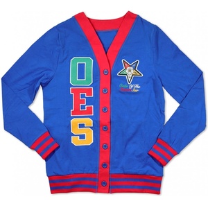 Suéter OES de diseño personalizado para Universidad y Universidad, suéteres, cárdigans, ropa griega, cuello en V, tejido de lana y acrílico - Product Image 1