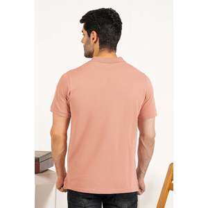 AUSTIN Men's Summer for Polo T-<b>Shirt</b> 100% Polyester Breathable Dark-Colored Solid Pattern <b>Waffle</b> Knitted Short Length Xl 6xl - Product Image 4
