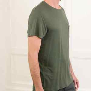 T-shirts en bambou pour hommes T-shirt durable pour hommes T-shirt vierge avec logo personnalisé Chemises pour hommes T-shirt écologique Oversize - Product Image 2