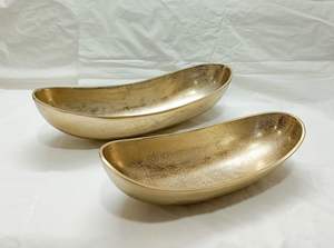 Bandeja Ovalada de Aluminio Ecológica para Servir, Decoración de Hogar de Lujo, Vajilla Elegante, Accesorio Decorativo para Servir - Product Image 2