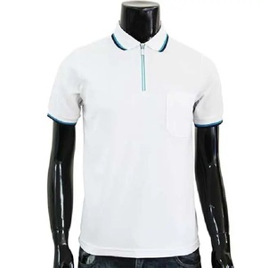 Customizable High Quality Wholesale100%Cotton Men Wear Oversized <b>Zip</b> <b>Up</b> Sports Wear <b>Polo</b> Shirt Casual Moisture <b>Polo</b> Luxury Style - Product Image 5