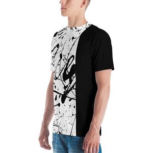 T-shirt pour homme à col rond, tendance, à bas prix, sublimation, service OEM, vente directe, prix de vente directe, t-shirts pour homme en sublimation - Product Image 5