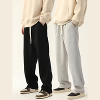 Pantalon Streetwear Personnalisé Écologique Anti-Plis Respirant 100% Coton Grande Taille Surdimensionné Haute Qualité avec Cordon de Serrage