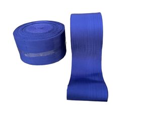 Ruban en gros-grain à effet moiré bleu royal pour tablier maçonnique, écologique, largeur personnalisable, en viscose - Product Image 4