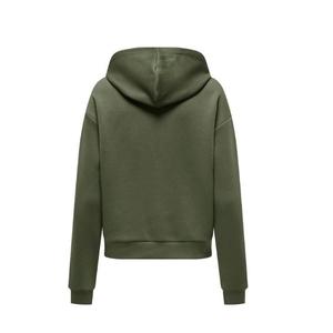 Sudaderas con capucha de manga larga para mujer de Color sólido a precio barato al por mayor, sudaderas con capucha de marca y logotipo personalizados - Product Image 2