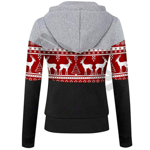 Vente en gros OEM de sweatshirts à capuche avec logo personnalisé brodés en polaire costumes pour femmes vente en gros de sweatshirts courts jogger - Product Image 5