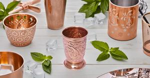 Alta calidad en relieve sublimación en blanco decorativo logotipo personalizado hogar agua vidrio taza bebida cobre vaso taza de café - Product Image 2