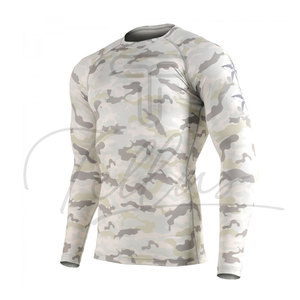 Camiseta de Compresión de Diseño Nuevo, Ropa Deportiva al por Mayor para Hombre, Ligera, Transpirable, Ajustada, de Spandex/Poliéster, Manga Larga, Secado Rápido - Product Image 6