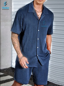 May Expo Conjunto corto personalizado de alta calidad para hombres Camisa de tendencia Pantalones cortos Conjunto de dos piezas Material de gran calidad Conjunto corto - Product Image 6