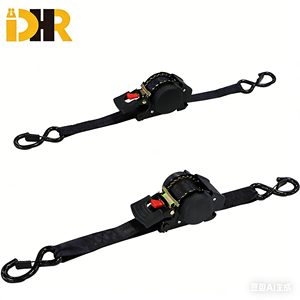 Correa de Amarre Retráctil de Alta Calidad de 2 Pulgadas, Ajustable, de Poliéster, con Hebilla para <span class=keywords><strong>Barco</strong></span> y Gancho en S - Product Image 1