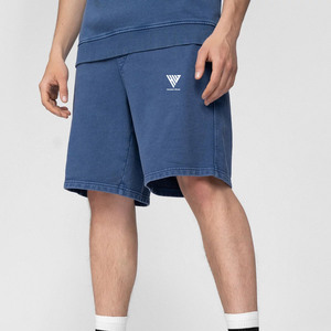 <b>Men's</b> <b>Shorts</b> Custom Logo High Quality 100% Cotton Fleece Screen Printing With Embroidery <b>Patch</b> <b>Shorts</b> - Product Image 1