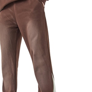 Spot en gros léger taille moyenne respirant écologique hommes épissé rayé à la mode sport décontracté survêtement pantalon - Product Image 6