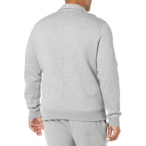 Compre Sudaderas de Alta Calidad, Color Gris, Corte Holgado, Cuello Alto, Mezcla de Algodón, Otoño, Media Cremallera, Felpa - Product Image 2