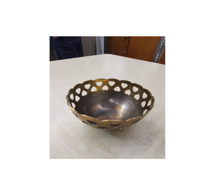 Bol à fruits décoratif de haute qualité bol de service en métal en laiton pièce de design antique bol avec poignée au meilleur prix - Product Image 5