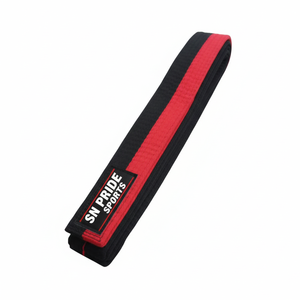 Ceinture de karaté personnalisée légère, respirante et durable en coton 100 %, taille haute, unisexe - Product Image 2