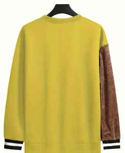 Sweat-shirt d'hiver pour homme ultra doux et personnalisable, en polyester/coton, respirant, imperméable, doublé, tissu 380g - Product Image 2