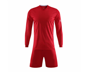 Ensemble de vêtements de football pour adultes à manches longues personnalisé, uniforme de sport respirant avec logo personnalisé, sublimation, nom de marque personnalisé - Product Image 4