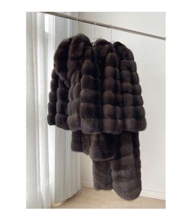 Abrigo de Piel Sintética de Visón para Mujer Profesional, Abrigo de Invierno de Lujo, Cálido y Esponjoso, Estilo de Alta Gama - Product Image 2